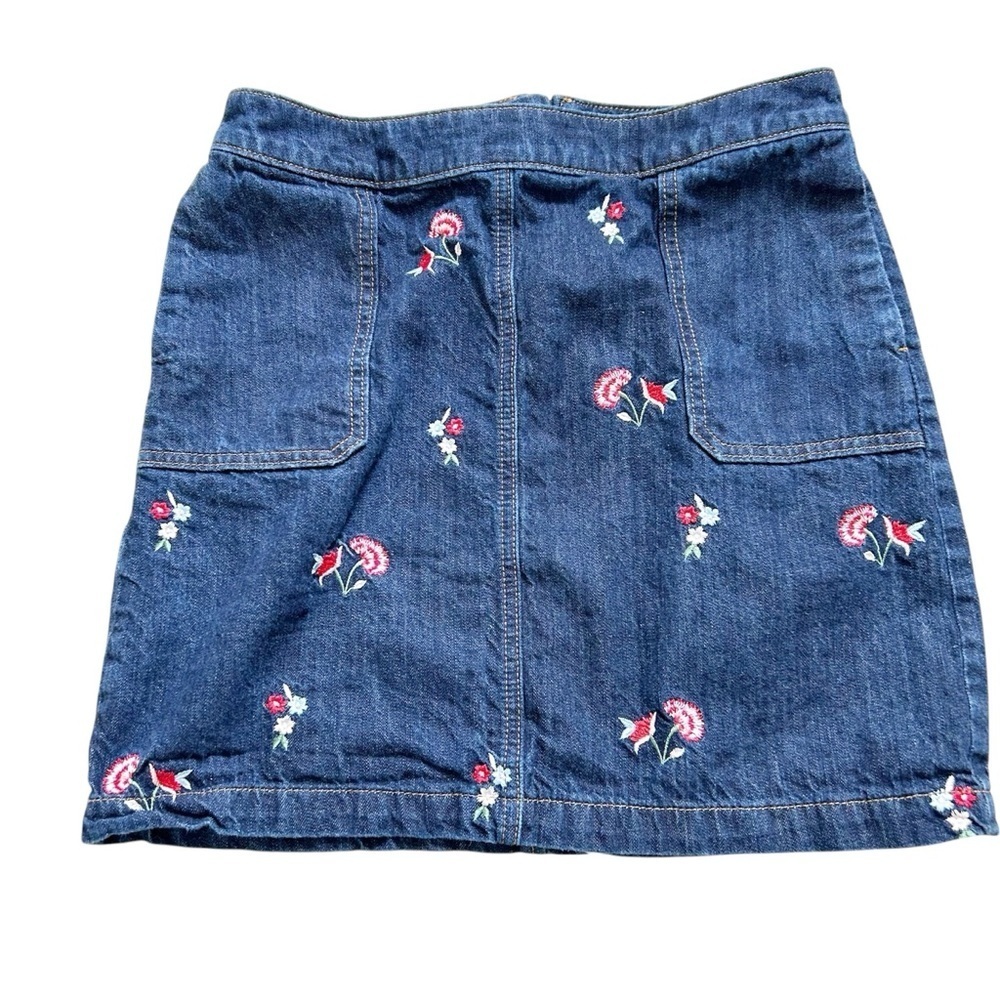 Tu Woman Floral Denim Skirt no stretch Bundle & Save